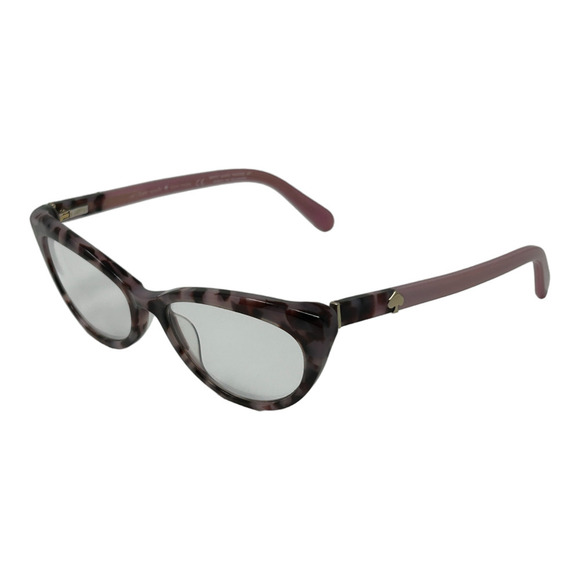 Kate Spade W83 Womens Cat-Eye Eyeglasses Pink Lilac Tortoise 52mm with Case - Picture 1 of 16